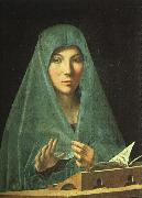 Antonello da Messina Virgin Annunciate oil on canvas